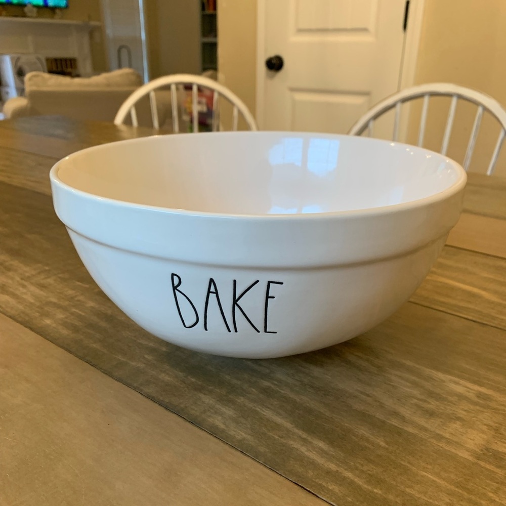 Rae Dunn “Bake” Mixing Bowl 10.5” Diameter